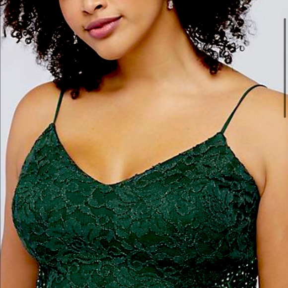 Chiffon and Floral Dress with Beading - Picture 3 of 8